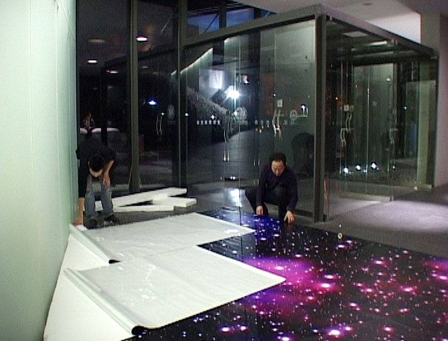 萬科圣誕節氛圍營造-萬科總部布置開始