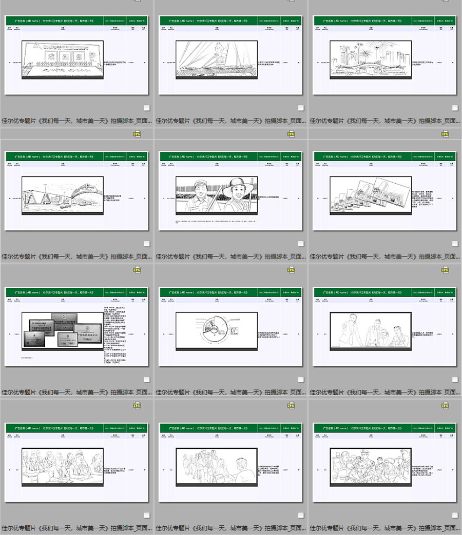 佳爾優(yōu)專題片《我們每一天，城市美一天》拍攝腳本10